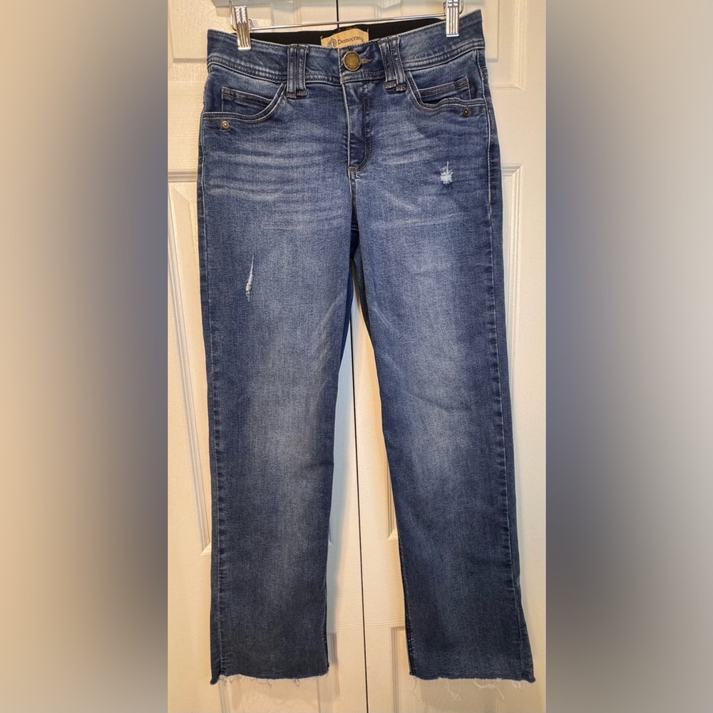 Democracy "Ab" solution Ab Technology Straight Leg Jeans Size 4